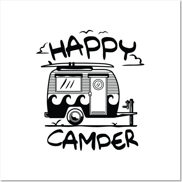 Happy Camper! Wall Art by ArtOnly